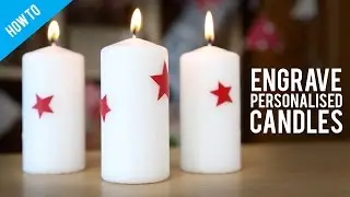 DIY Engraved Wax Candles