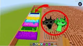 I Summon NEW Incredibox Sprunki in Minecraft PE Mod!!!