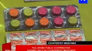 FDA urges public cooperation against sale of counterfeit medicines