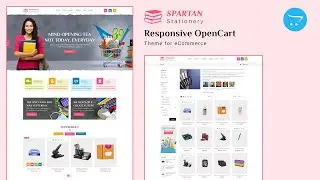 Spartan Stationery - Multipurpose eCommerce Template Opencart Theme