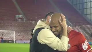 Full-time CELEBRATIONS as Barnsley beat Blackpool late on