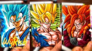[ASMR] DRAGON BALL SKETCHBOOK Drawing Compilation - PART 2 | WyRich