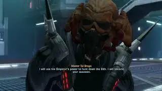 #SWTOR: Double XP: Female Jedi Knight Uses Force Mind Trick on Tol Braga and Reprograms T7-01