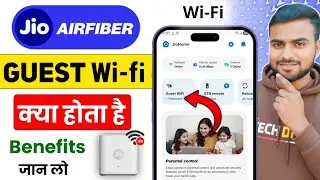 Jio AirFiber Guest WiFi Password Kaise Banaye | Guest ID & Password Setup 2026