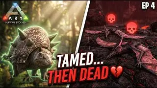 We Tamed a Doedicurus&hellip; Then Lost Our Pteranodons 💔 | ARK Survival Evolved Ep 4