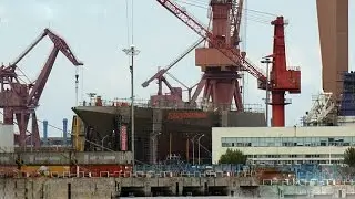 China's biggest ever stealth warship takes shape