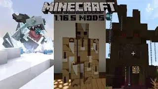 Top 10 Minecraft 1.16.5 Mods [Mowzie's Mobs, Prefab & Carry On]