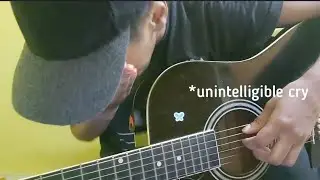 day 5//first time fingerpicking practice (loyal brave true)//progression video