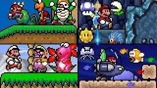 Super Mario World (SNES) - Mega Mario World: Adventure in another universe. ᴴᴰ