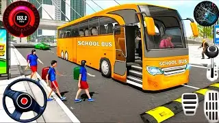 US School Bus Driving Simulator 3D - School Bus Coach Driver - Android GamePlay