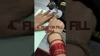 #class 12 #vaishno boutique delhi#stitching #Types of Seam (part 1)