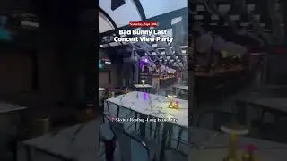 Bad Bunny Last Concert View Party  Saturday, Sept 20th at Skybar Rooftop #shorts