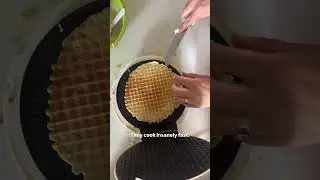 Homemade waffle cones are just better.  