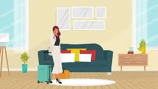 2D App Explainer - Character Based Lip Synced