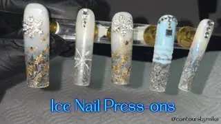 CRACKED ICE NAILS WITH GEL TUTORIAL