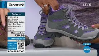 BEARPAW Ridgewood Suede Mid Hiker Boot NeverWet Technolo...
