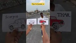 ￼Thar Vs Scorpio 😎 #thar #scorpio #car #shortvideo #viral