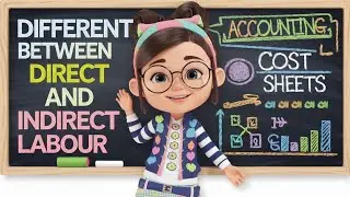 08- Difference between direct labour and indirect Labour  -cost accounting Bcom, #cost sheet