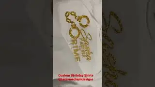 Custom Birthday T-shirts Using Cricut maker! DM me @kerrymadisyndesigns for your custom shirts