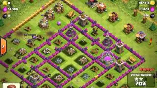 Level 6 vs level 5 minions attack comparison - clash of clans