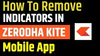 How to remove indicator in zerodha kite ! Zerodha Kite me indicator kaise hatayae