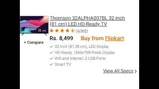 cheap smart television available under 10000