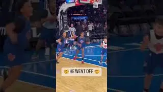 Get him a 10 day contract 😅 (Via @juniorknicks) #shorts