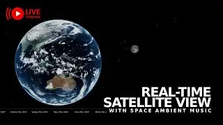 🔴 [LIVE] Earth From Space &mdash; ☀️ GK-2A Satellite View (Asia-Pacific) | Space Ambient Music 181125 AM