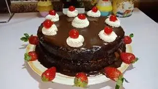 أحلي تورتة دي ولا ايه  🙈كيك الفادج الخطيييير  🍫🍰من مطبخي فاطمة أبو حاتي