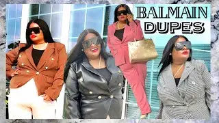 Balmain|Designer Dupes|Venus|Boohoo|Fashion Nova|Nina Parker Collection|Macys|Plus Size Blazers