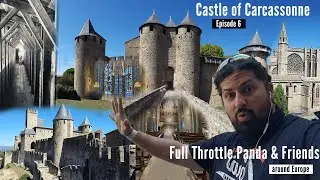 The Castle of Carcassonne #S1E6 #FullThrottlePanda #MotorcycleTrip