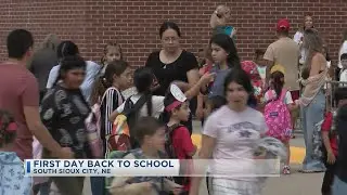 First Day Back To School For South Sioux City Students