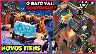 ●É ISSO QUE O GATO VAI FAZER NA BASE! ITENS DO BLOCO DE GELO ATUALIZAÇÃO 👁 Last Day On Earth UPDATE