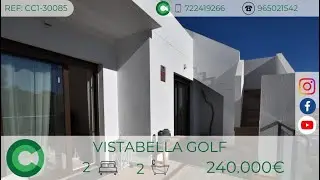 CC1-30085 - Stunning TopFloor Apartment + Sol&aacute;rium + Communal Pool - VistaBella Golf - Casas Connect