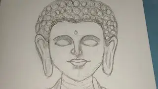 How to draw lord buddha#lordbuddha #drawing #art 