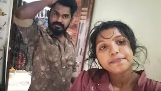 Sunday ☺️//fruit s#thinadanikii thechaadu #maa husband#pujatho happygaa ☺️#