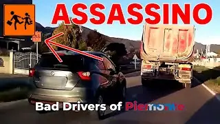 BAD DRIVERS OF PIEMONTE (ITALY) - dashcam compilation 5.12