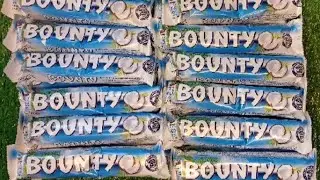 BOUNTY CHOCOLATE ASMR &ndash; PERFECTLY STACKED COCONUT BARS WITH SATISFYING SOUND