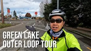 New Protected Bike Lanes on a State Highway?! - Green Lake Outer Loop Tour [Seattle Bike Infra]
