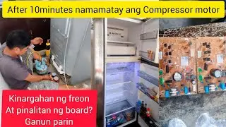 PANASONIC INVERTER REF/ AFTER 10 MINUTES NAMAMATAY ANG COMPRESSOR MOTOR?/ Dolfe DjTech