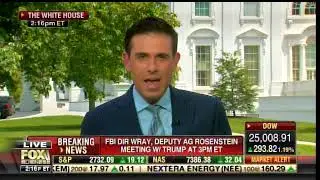 Trump Holding White House Meeting With DAG Rod Rosenstein, FBI Director Chris Wray