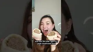 Taste test Chinese buns #chinesefood#buns#shorts#foodie