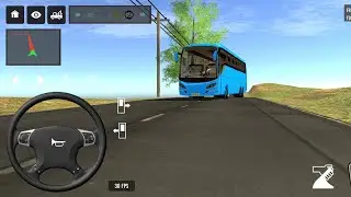 Euro Bus Driving Game Public Transportation 2024 -  Indonesia Bus Simulator Android Gameplay #626