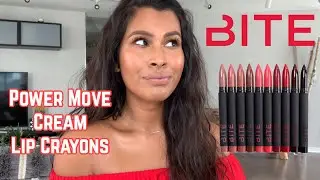BITE BEAUTY REVIEW | POWER MOVE CREAM LIP CRAYONS | Comfortable Matte | Brown Girl Friendly