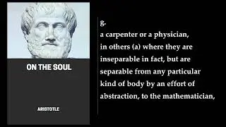On the Soul ✨ By Aristotle. FULL Audiobook