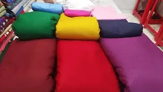 সবার পছন্দের এক কালারের বেডশিটের গজ কাপড় দাম মাত্র ২২০ টাকা গজ 💥💥💥