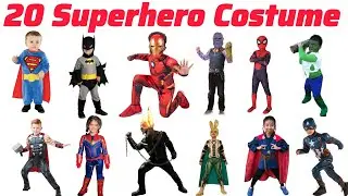 Superhero Costume Names for Kids | सुपरहीरो के नाम | Fun Learning Video for Pre Kids  Education