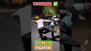 Kick self defence in Street fight #streetdefence #selfdenfense #selfdefencetechniqe #mma.   🔥😱😨