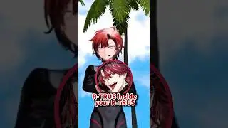tail touching🦖🐈&zwj;⬛ (ft.  #jurardtrexford) #machinaxflayon #holostarsenglish #vtuber #shorts
