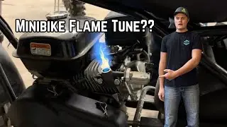 I Made My Mini Bike Shoot Flames